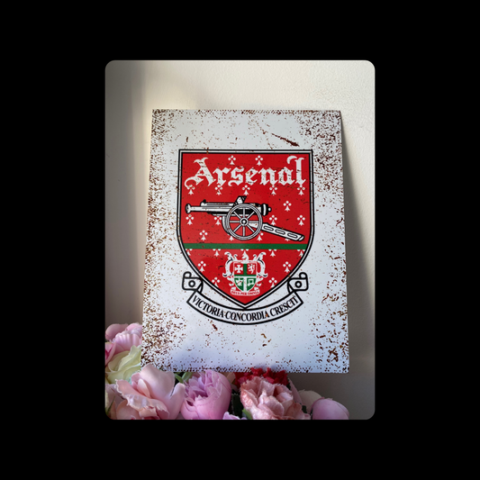 Arsenal 1990-1994 Badge Metal Bar Sign 15cm x 20cm