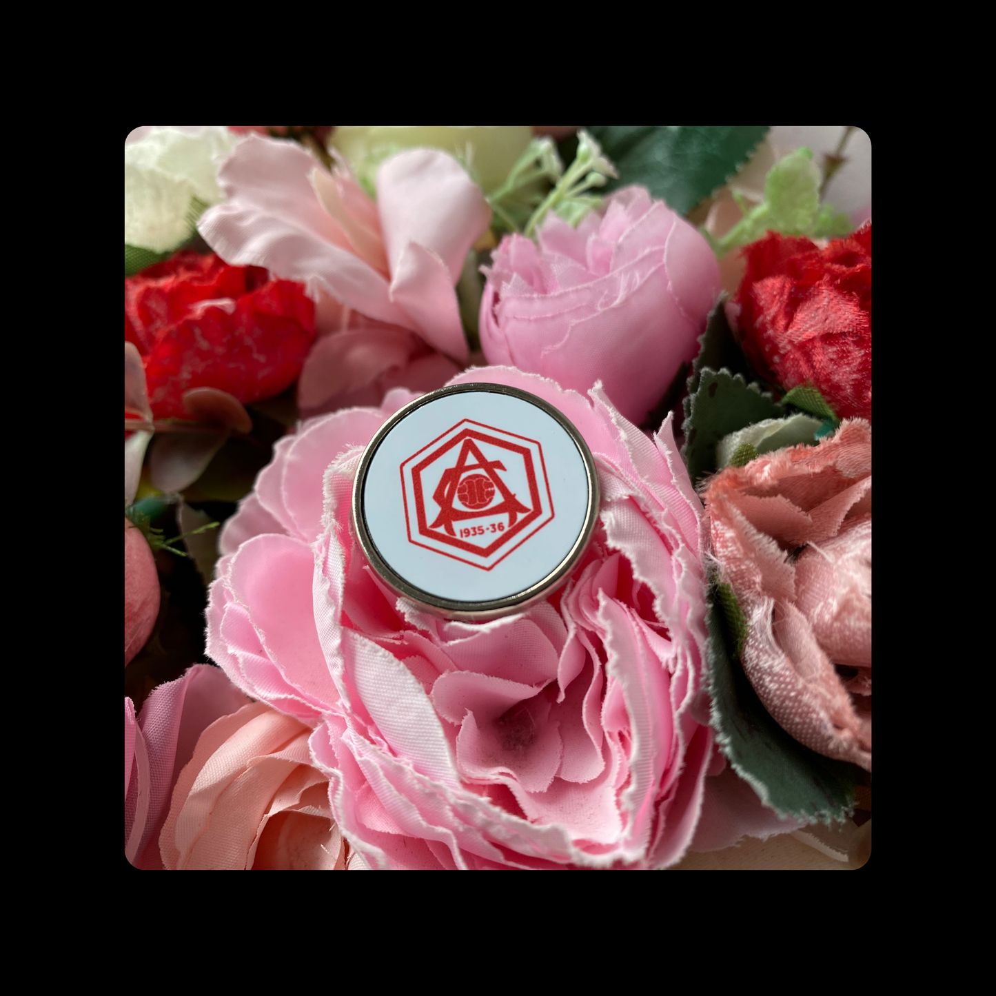 Arsenal 1935-1936 Badge Round Pin Badge 20mm