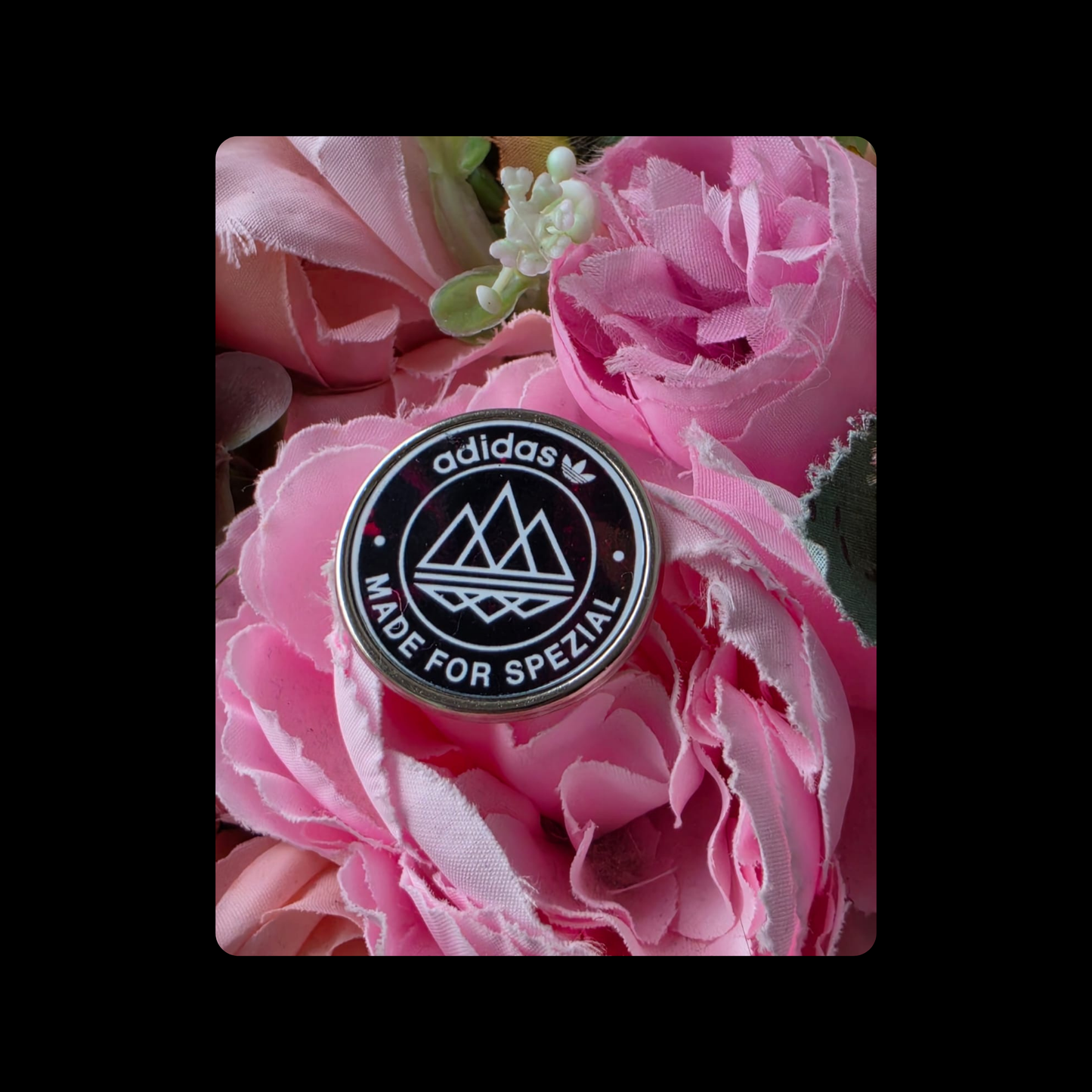Adidas Made For Spezial Round Pin Badge 23mm