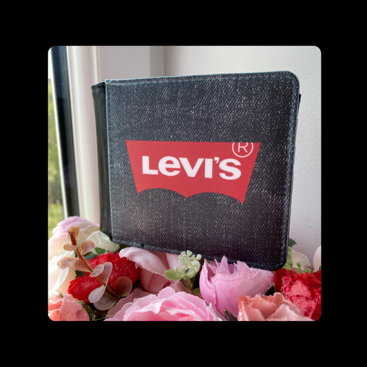 Levi’s Black Denim Effect PU Material Wallet