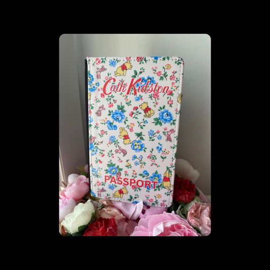 Cath Kidston Winnie The Pooh PU Material Passport Holder