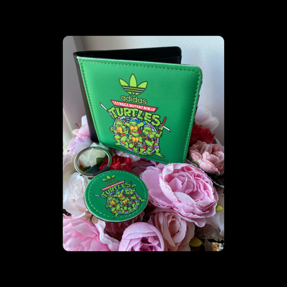 Adidas Teenage Mutant Ninja Turtles PU Material Wallet & Keyring