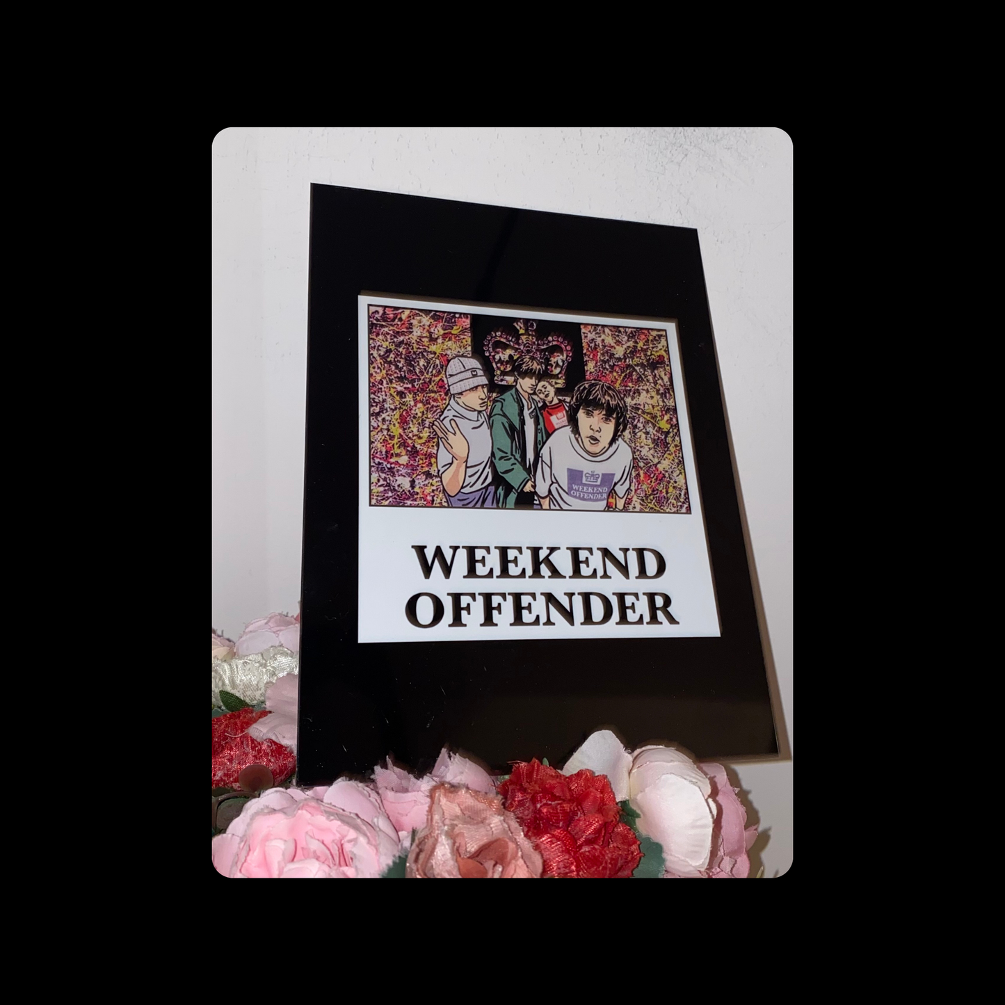 Weekend Offender Stone Roses Metal Bar Sign 15cm x 20cm