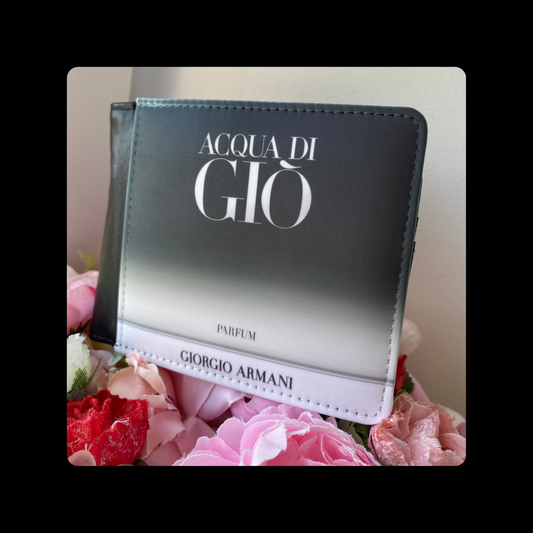 Georgio Armani Acqua Di Gio Parfum PU Material Wallet