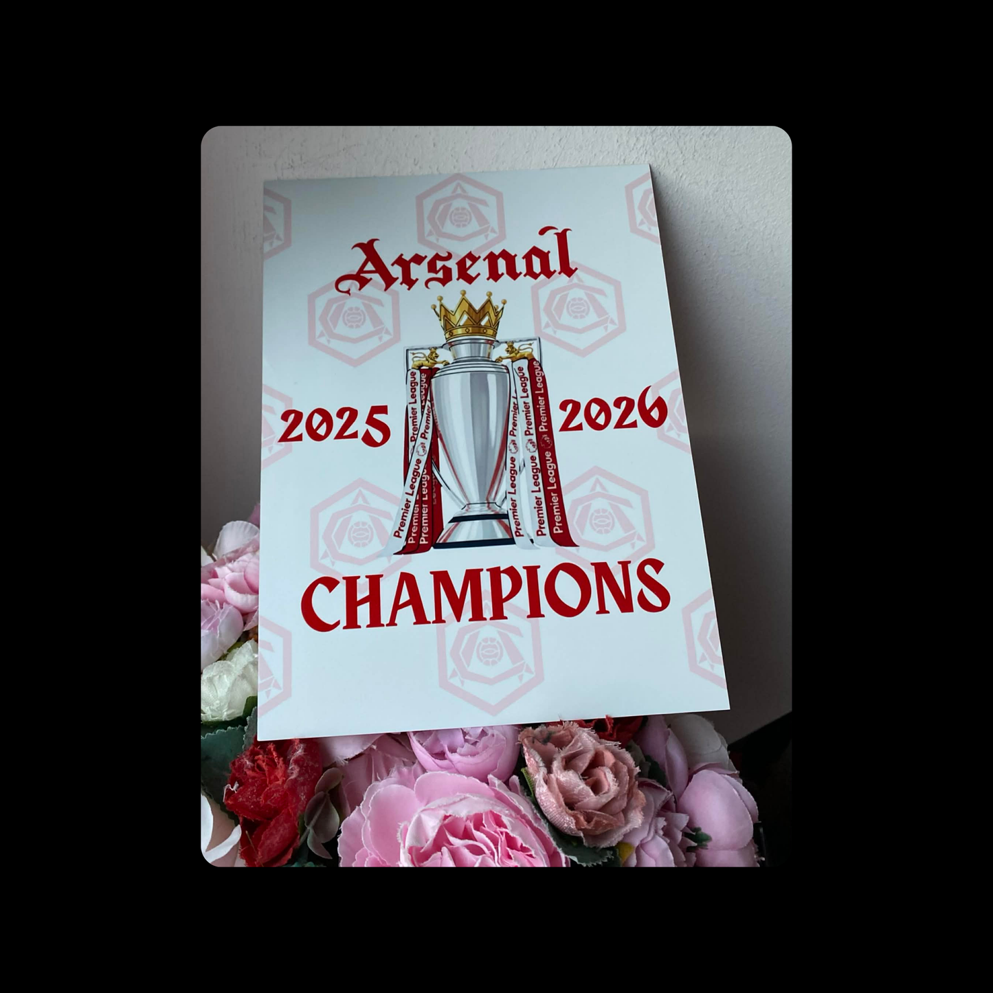 Arsenal Champions 1936-1949 Badge Metal Bar Sign 15cm x 20cm