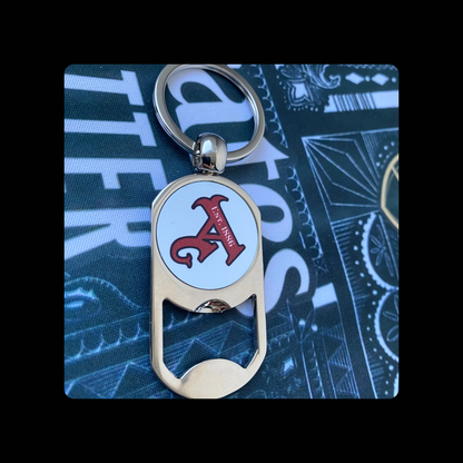 Arsenal Est. 1886 Gothic A Metal Keyring Bottle Opener 5cm x 2.7cm