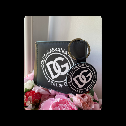 Dolce & Gabbana Milano 1984 PU Material Wallet & Keyring