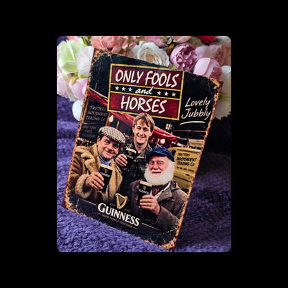 Only Fools & Horses Guinness Metal Bar Sign 15cm x 20cm