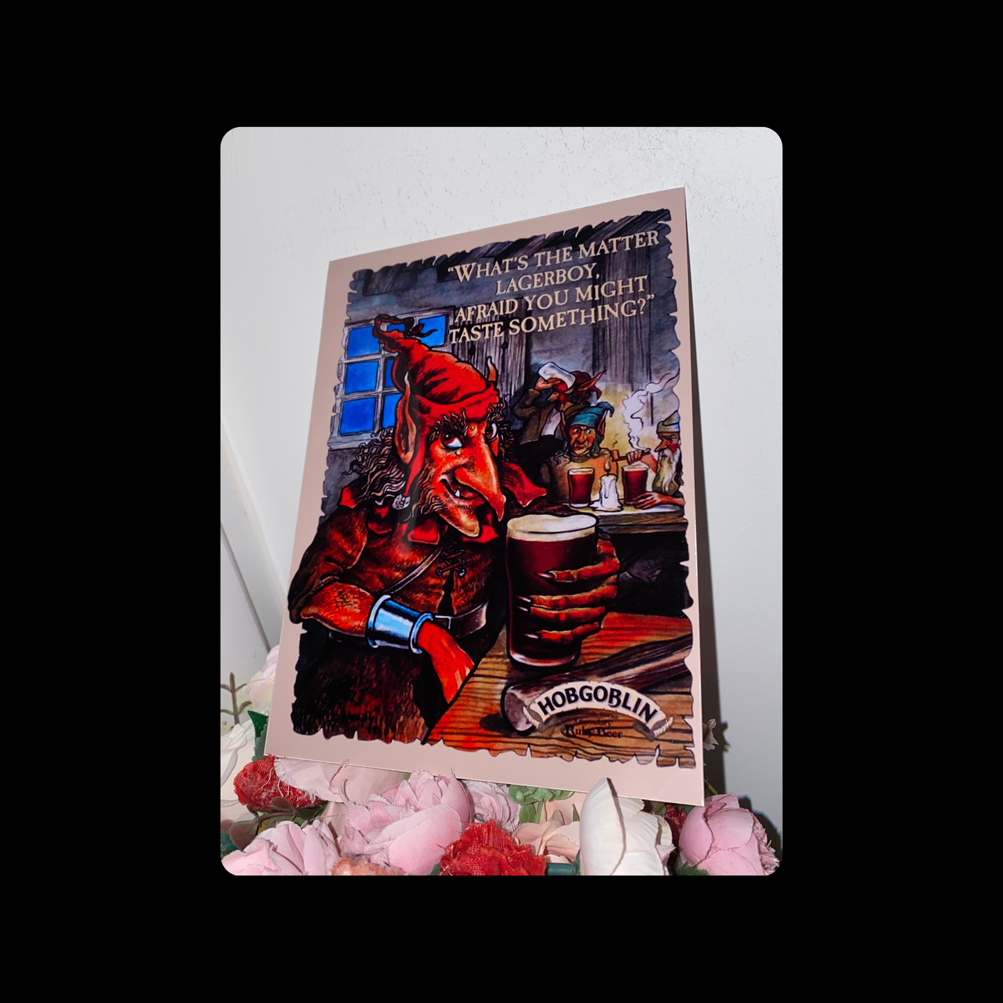 Hobgoblin What’s The Matter Lagerboy Metal Bar Sign 15cm x 20cm