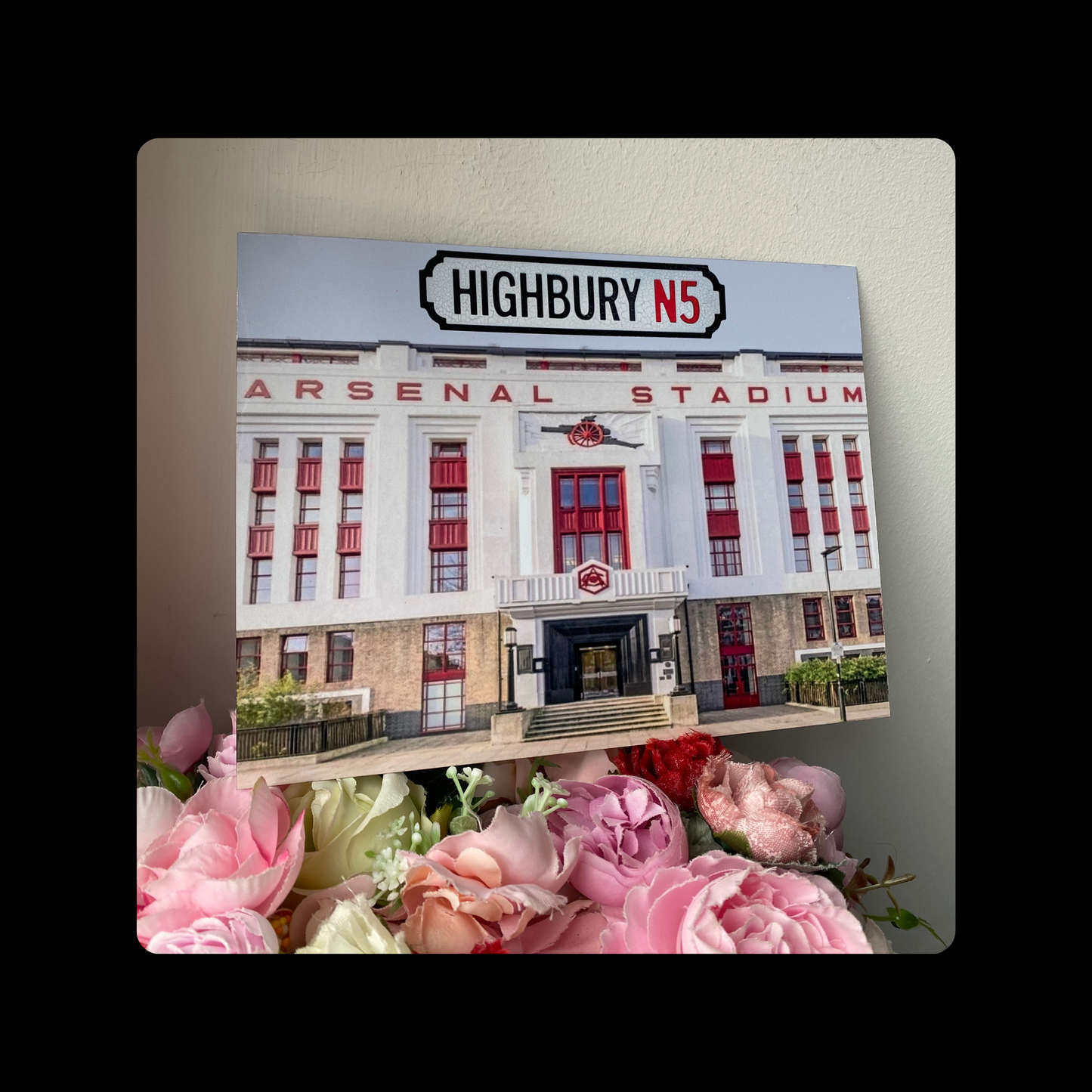 Arsenal Highbury Stadium N5 Metal Bar Sign 15cm x 20cm