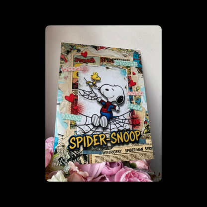 Snoopy Spider Snoop Bar Sign 15cm x 20cm