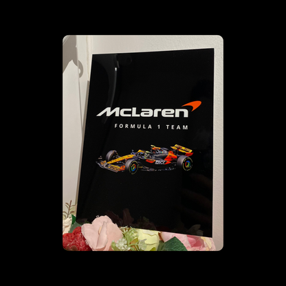 McLaren F1 Racing Car Metal Bar Sign 15cm x 20cm