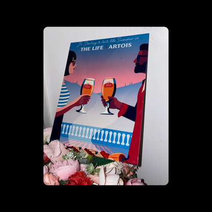 Stella Artois It’s Starting To Taste Like Summer In The Life Metal Bar Sign 15cm x 20cm