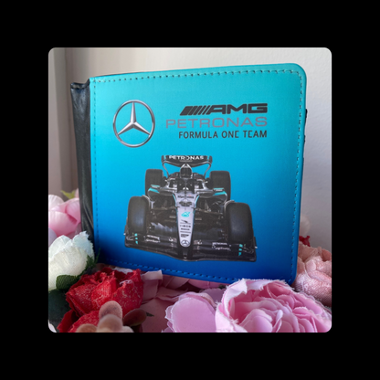 Mercedes F1 Racing Car PU Material Wallet & Keyring