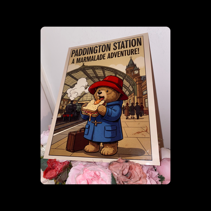 Paddington Bear Paddington Station Marmalade Adventure Metal Sign 15cm x 20cm