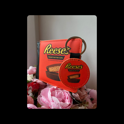 Reese’s Peanut Butter Cups PU Material Wallet & Keyring