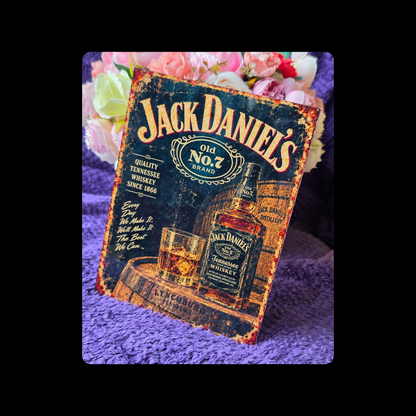 Jack Daniel’s Metal Bar Sign 15cm x 20cm