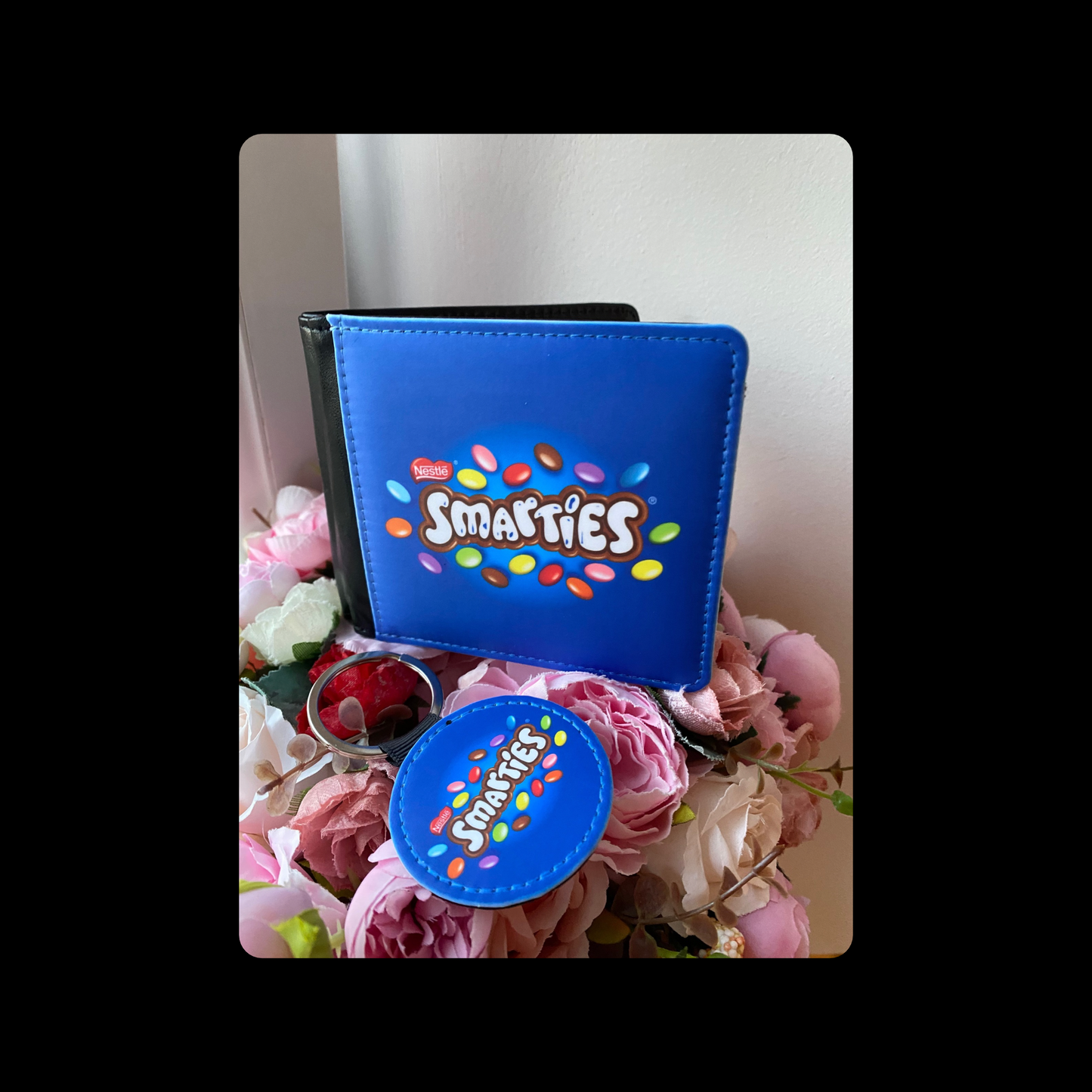 Smarties PU Material Wallet & Keyring