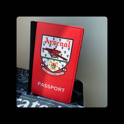 Arsenal 1990-1993 Badge PU Material Passport Holder Wallet 15cm x 10cm