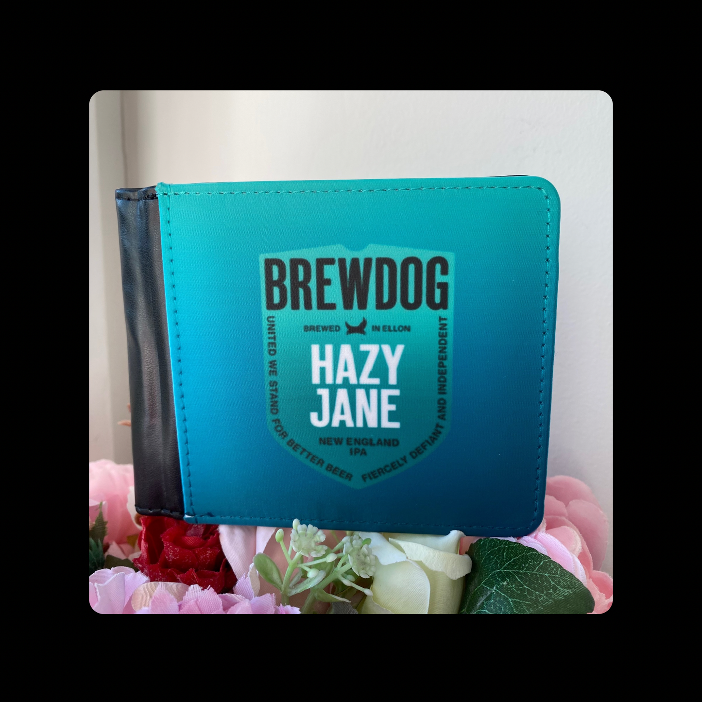BrewDog Hazy Jane Beer PU Material Wallet 10cm x 9.5cm