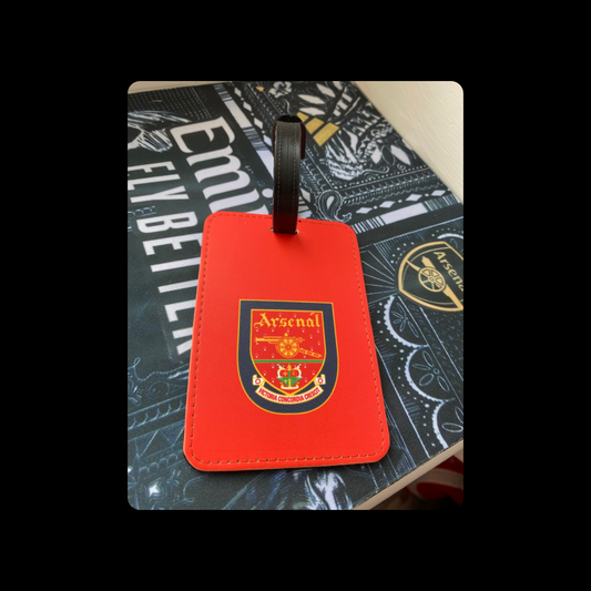 Arsenal 1998-2001 Badge PU Material Luggage Tag