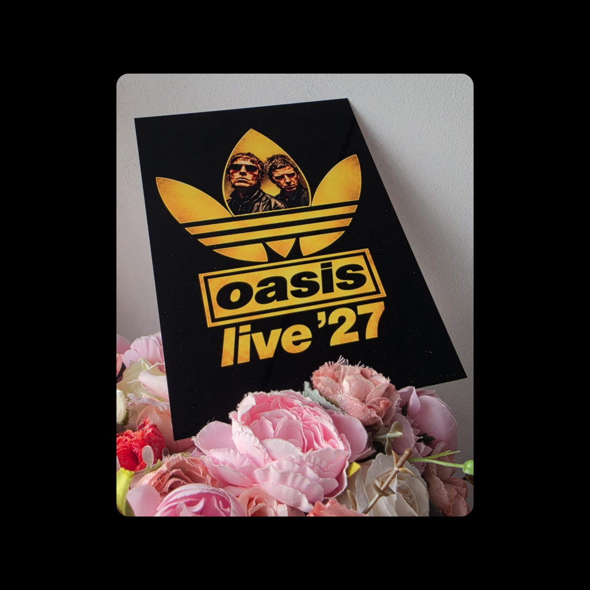 Adidas Oasis Live 27 Metal Bar Sign 15cm x 20cm