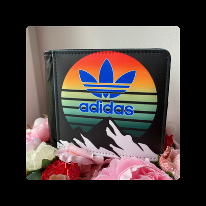 Adidas Sunset Black Mountain PU Material Wallet