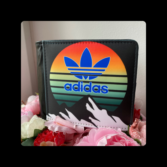 Adidas Sunset Black Mountain PU Material Wallet