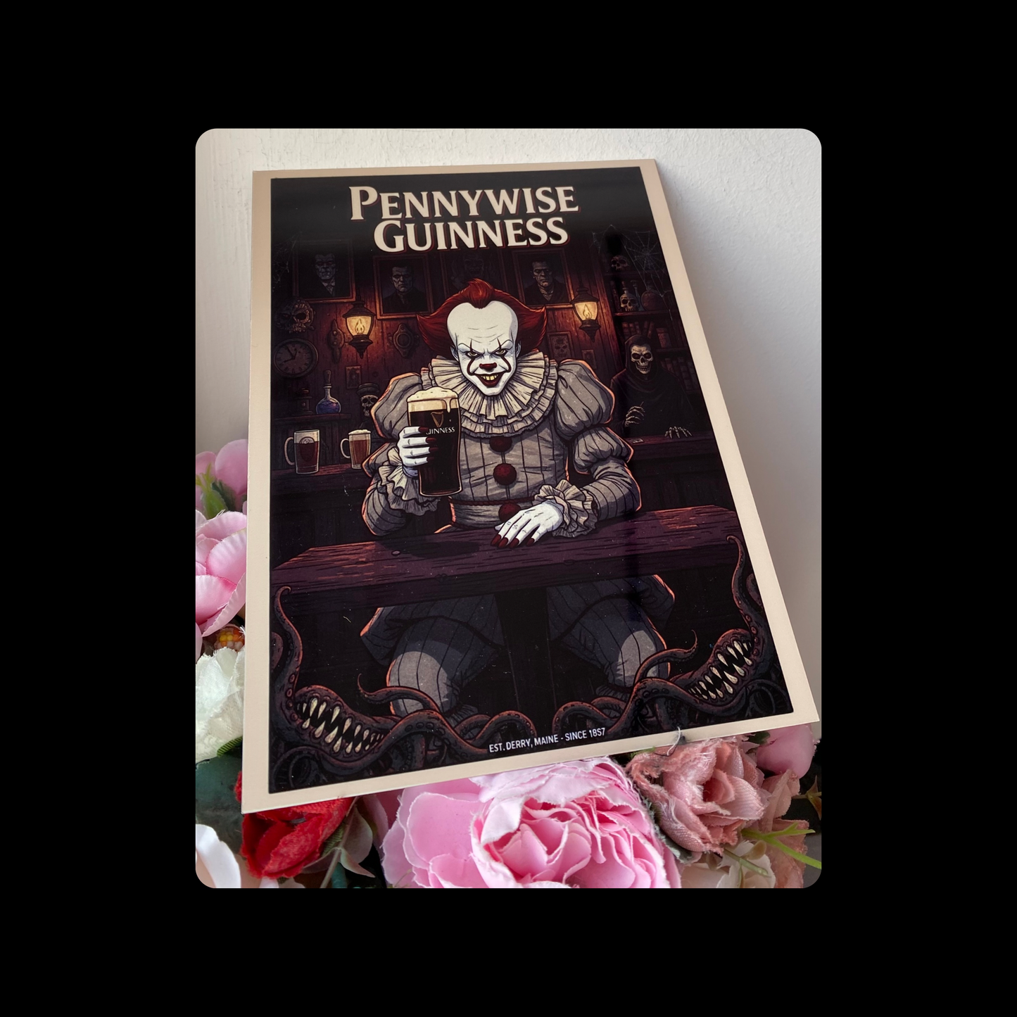 Pennywise Guinness Metal Bar Sign 15cm x 20cm