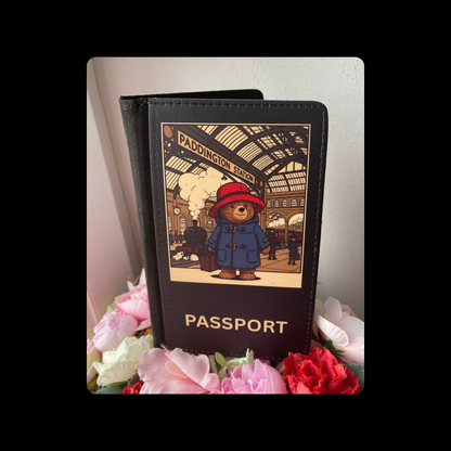 Paddington Bear Paddington Station PU Material Passport Holder