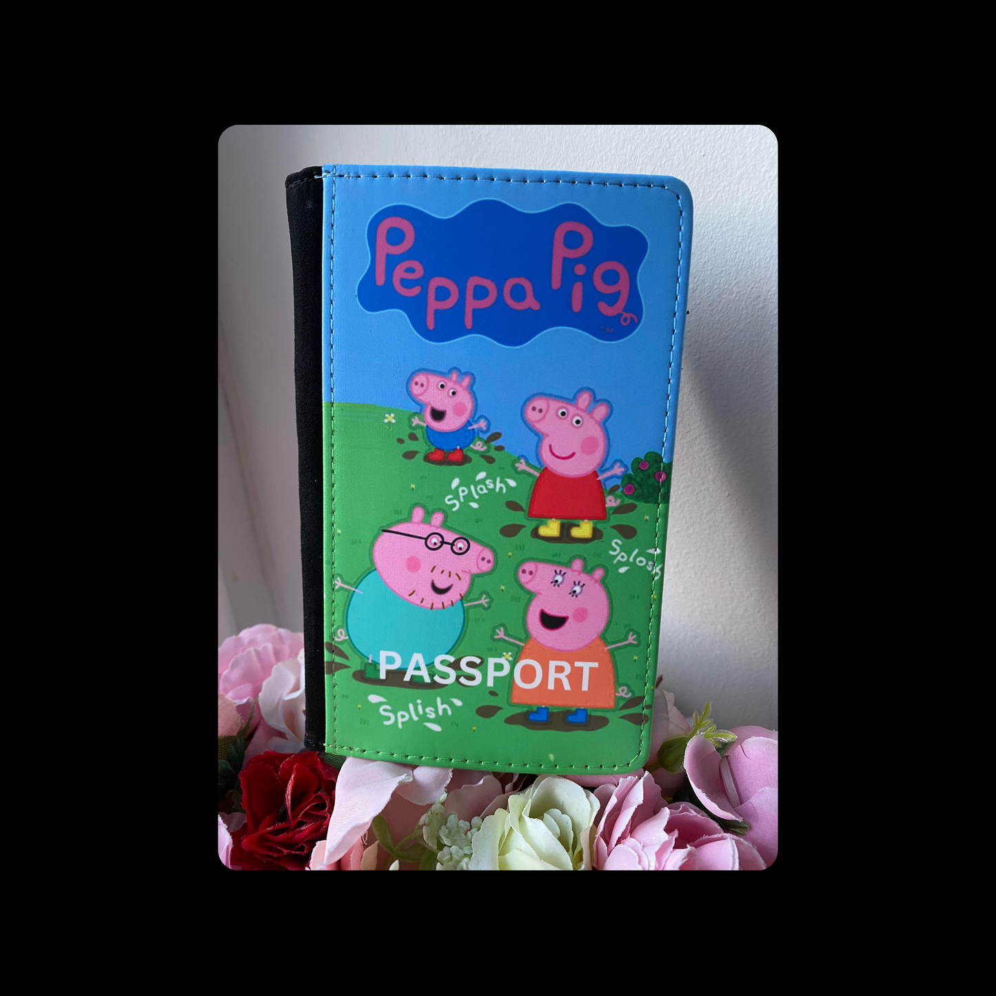 Peppa Pig PU Material Passport Holder