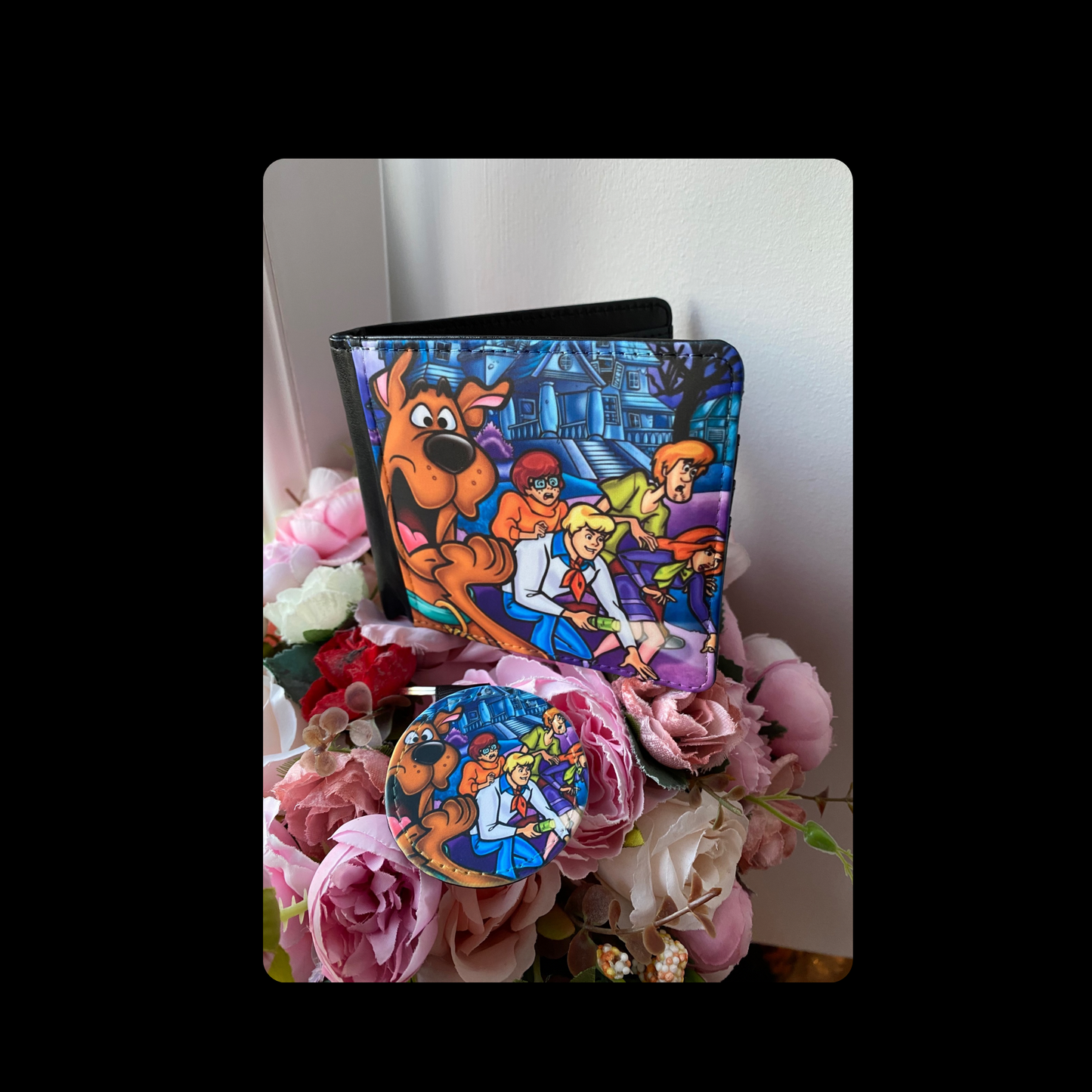 Scooby Doo PU Material Wallet & Keyring