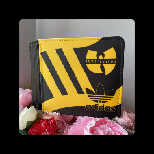 Adidas Wu-Tang Black & Yellow PU Material Wallet