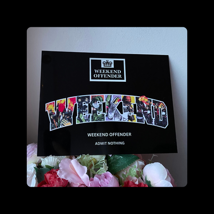 Weekend Offender Weekend Metal Bar Sign 15cm x 20cm