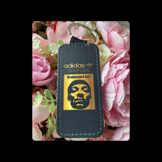 Adidas Endorsed By Snoop Dogg Black & Gold Keyring