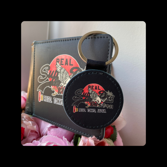 Superdry Tokyo PU Material Wallet & Keyring