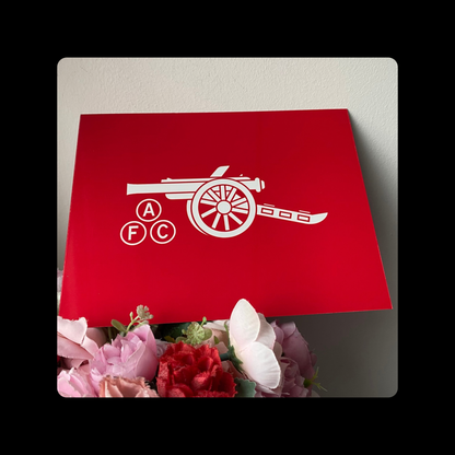 Arsenal 1978-1979 Badge Red & White Metal Bar Sign 15cm x 20cm