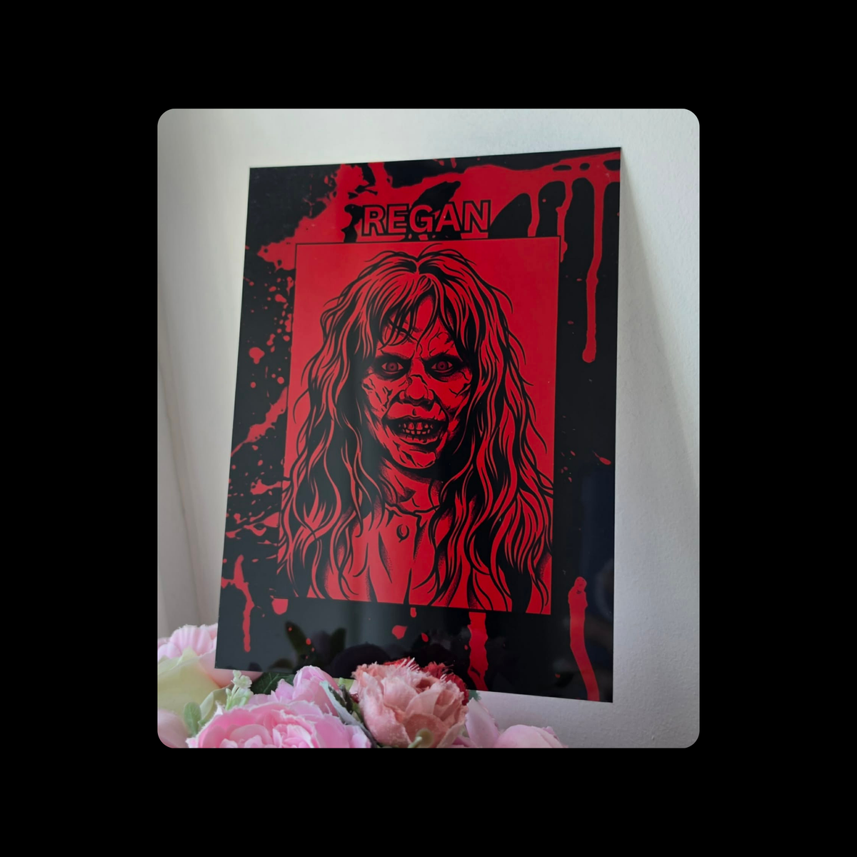 Regan Exorcist Metal Bar Sign 15cm x 20cm