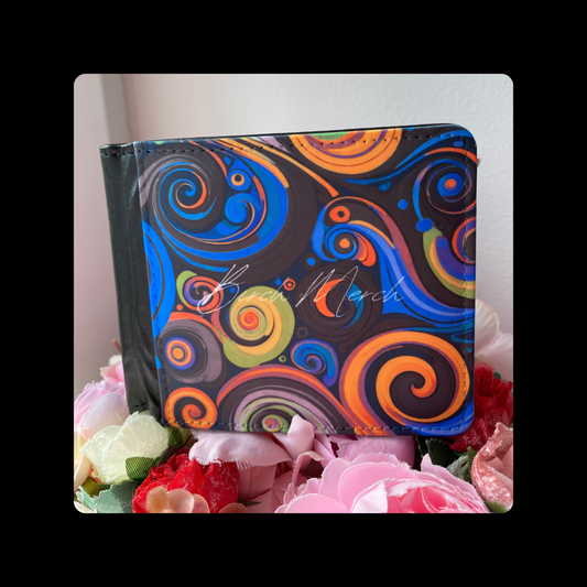 Birch Merch Swirls PU Material Wallet
