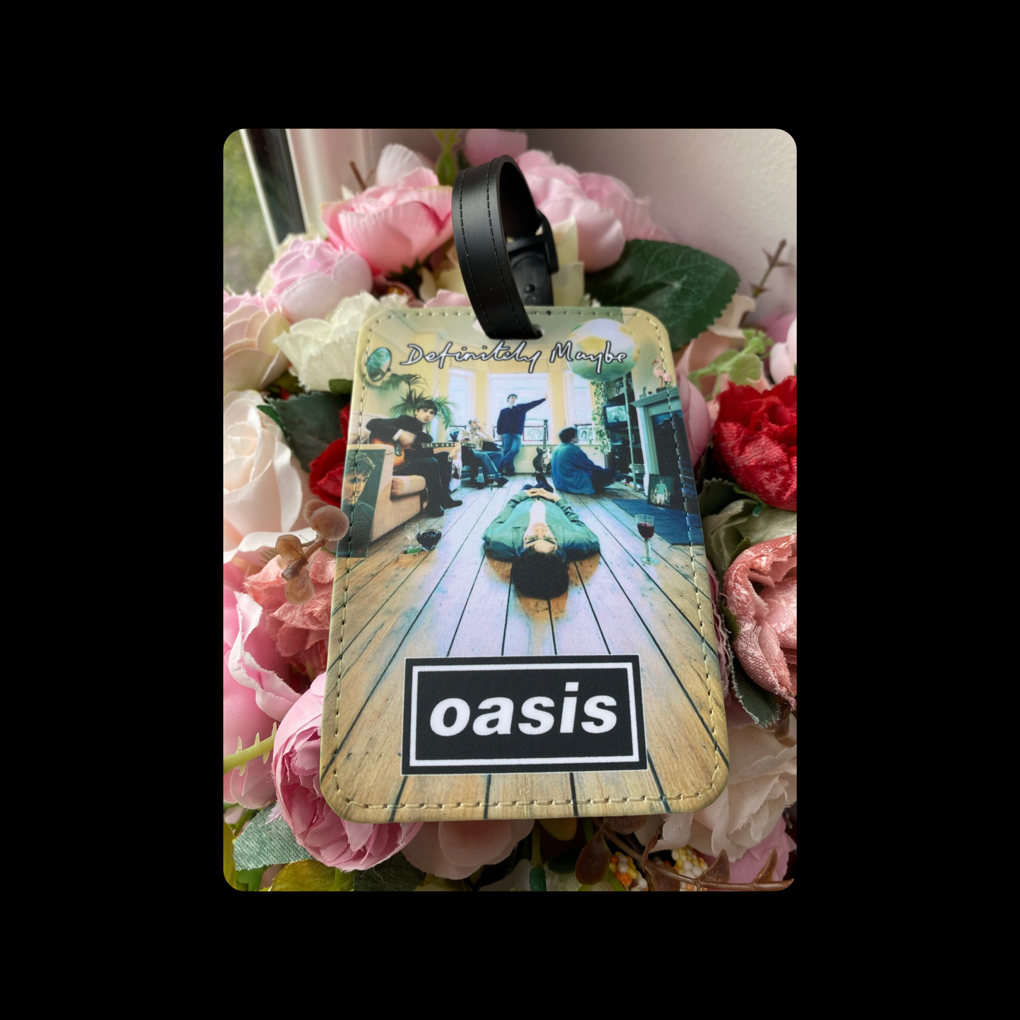 Oasis Definitely Maybe PU Material Luggage Tag