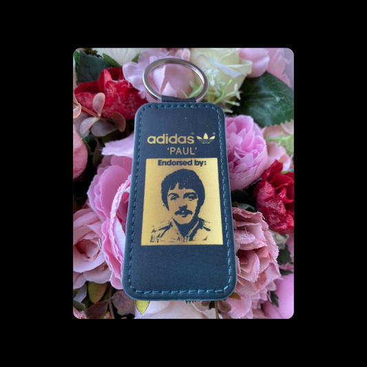 Adidas Endorsed By Paul McCartney Black & Gold Keyring