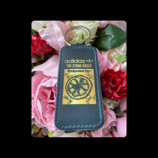 Adidas Endorsed By The Stone Roses Black & Gold Keyring