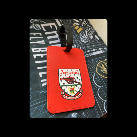 Arsenal 1990-1993 Badge PU Material Luggage Tag