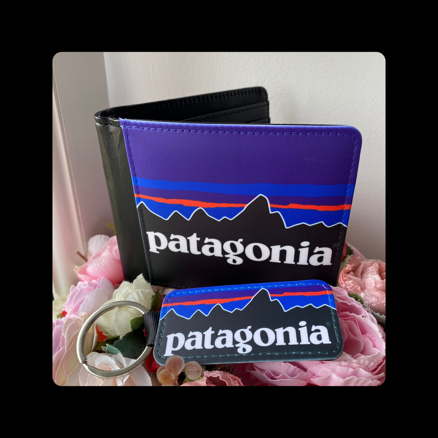 Patagonia PU Material Wallet & Keyring