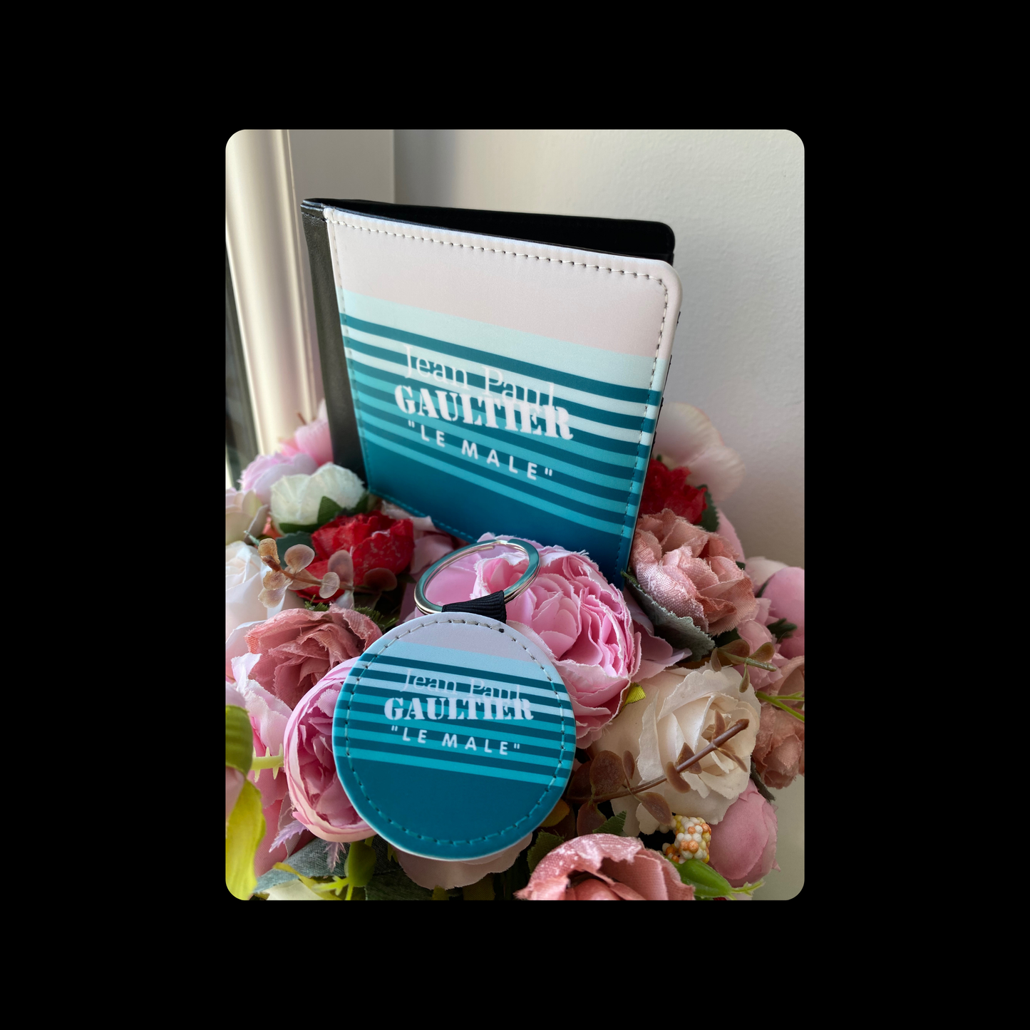 Jean Paul Gaultier Le Male PU Material Wallet & Keyring