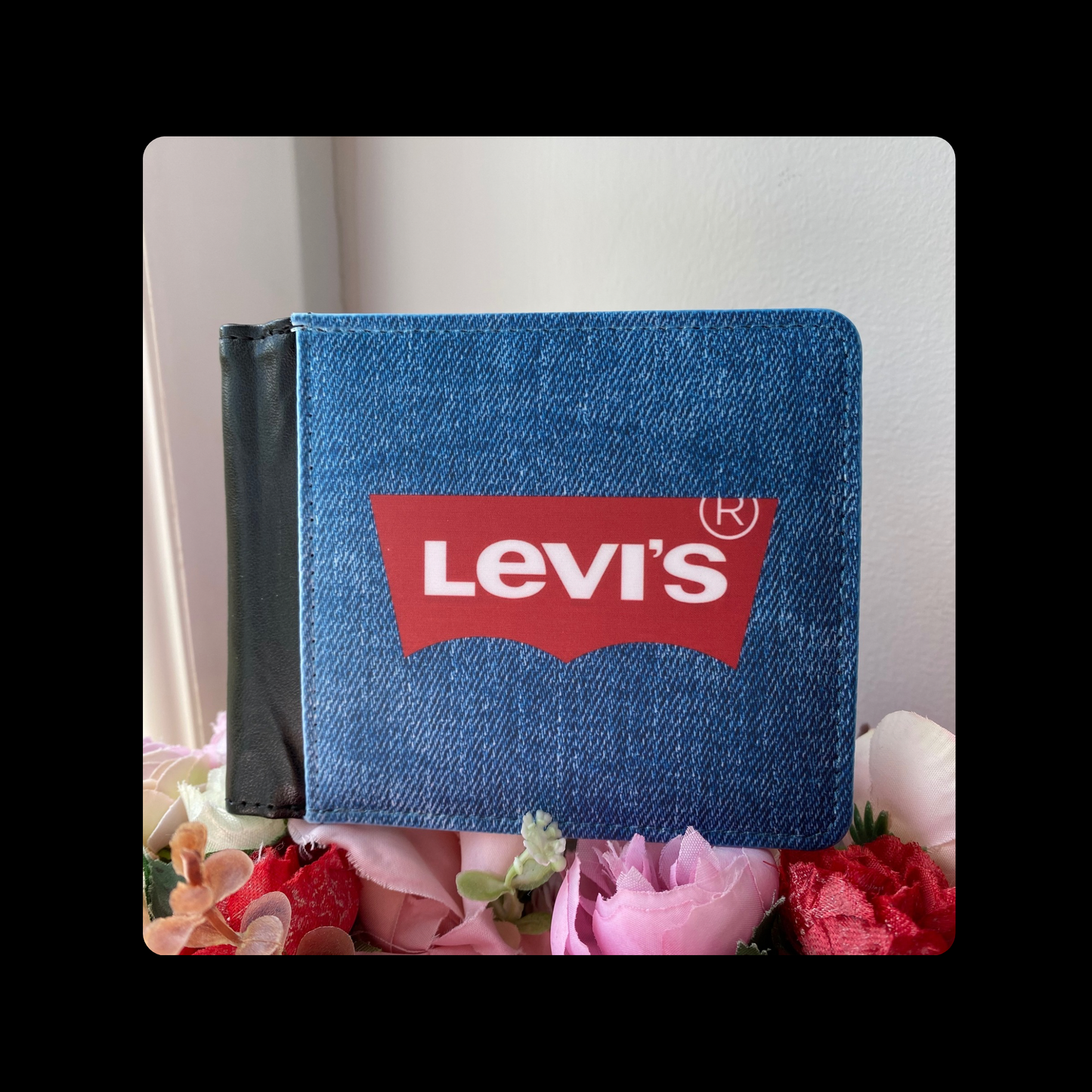 Levi’s Blue Denim Effect PU Material Wallet