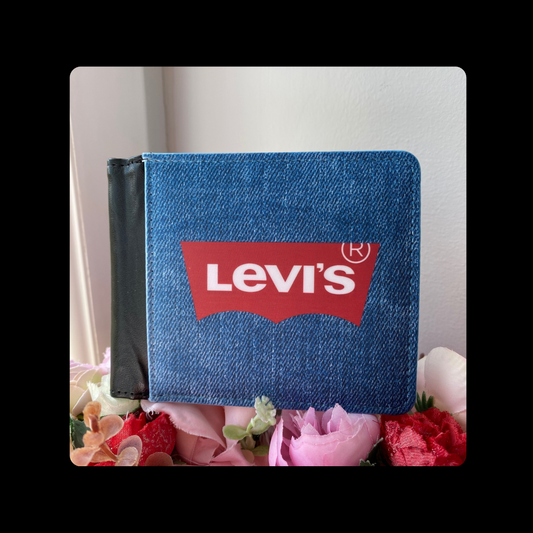 Levi’s Blue Denim Effect PU Material Wallet