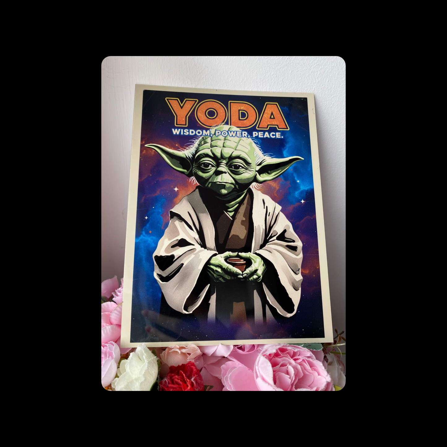 Star Wars Yoda Metal Bar Sign 15cm x 20cm