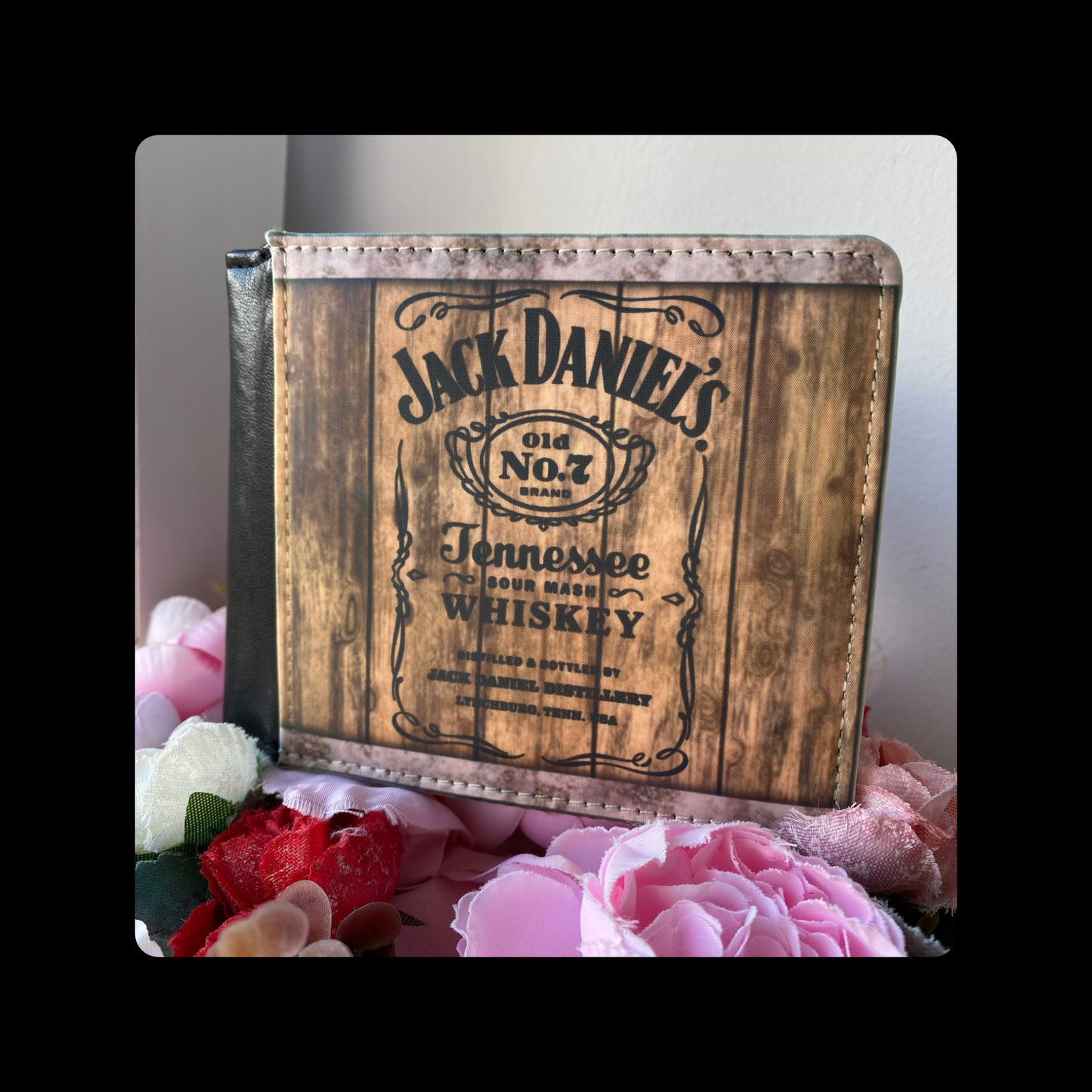 Jack Daniel’s Whiskey Barrel PU Material Wallet