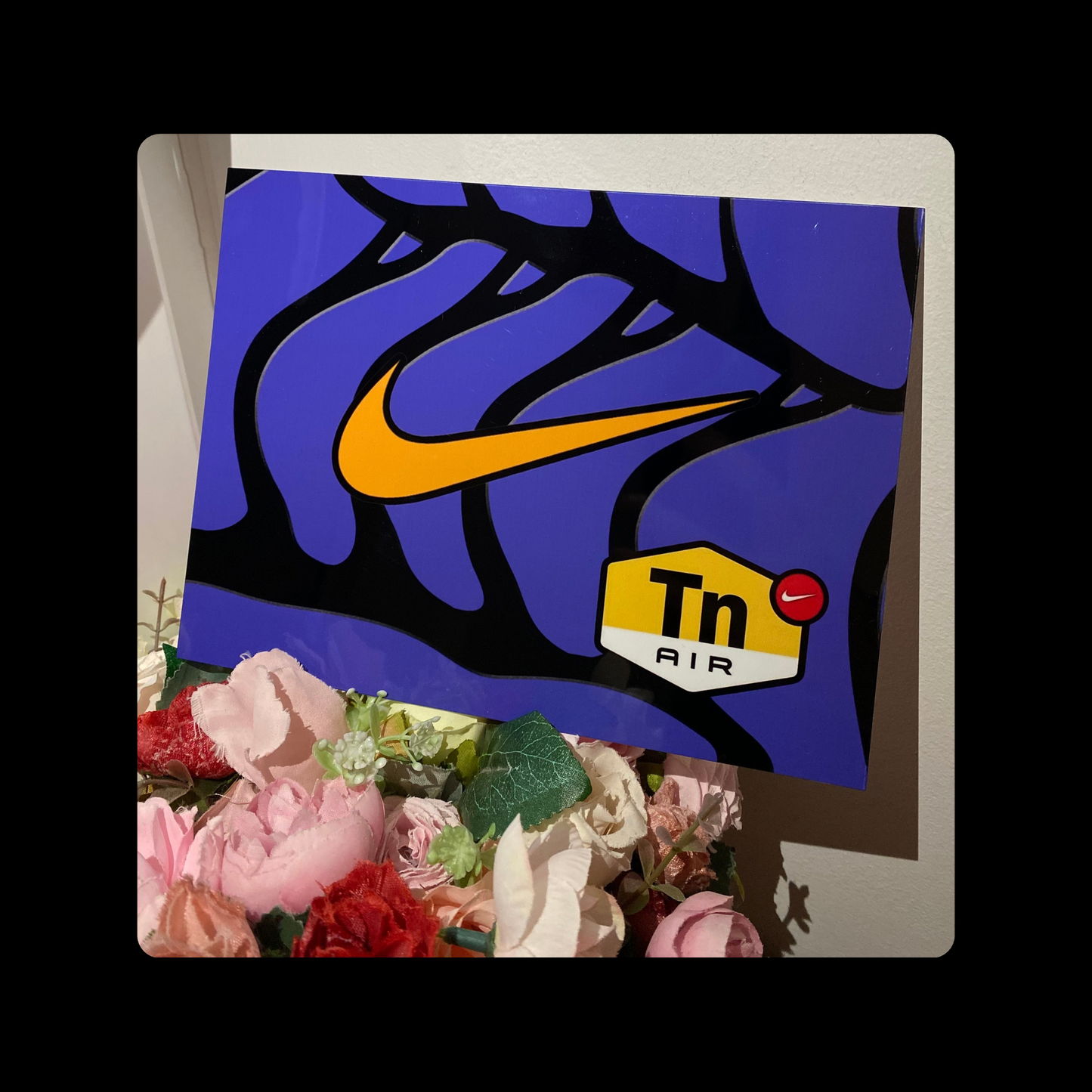 Nike TN Air Purple Metal Bar Sign 15cm x 20cm